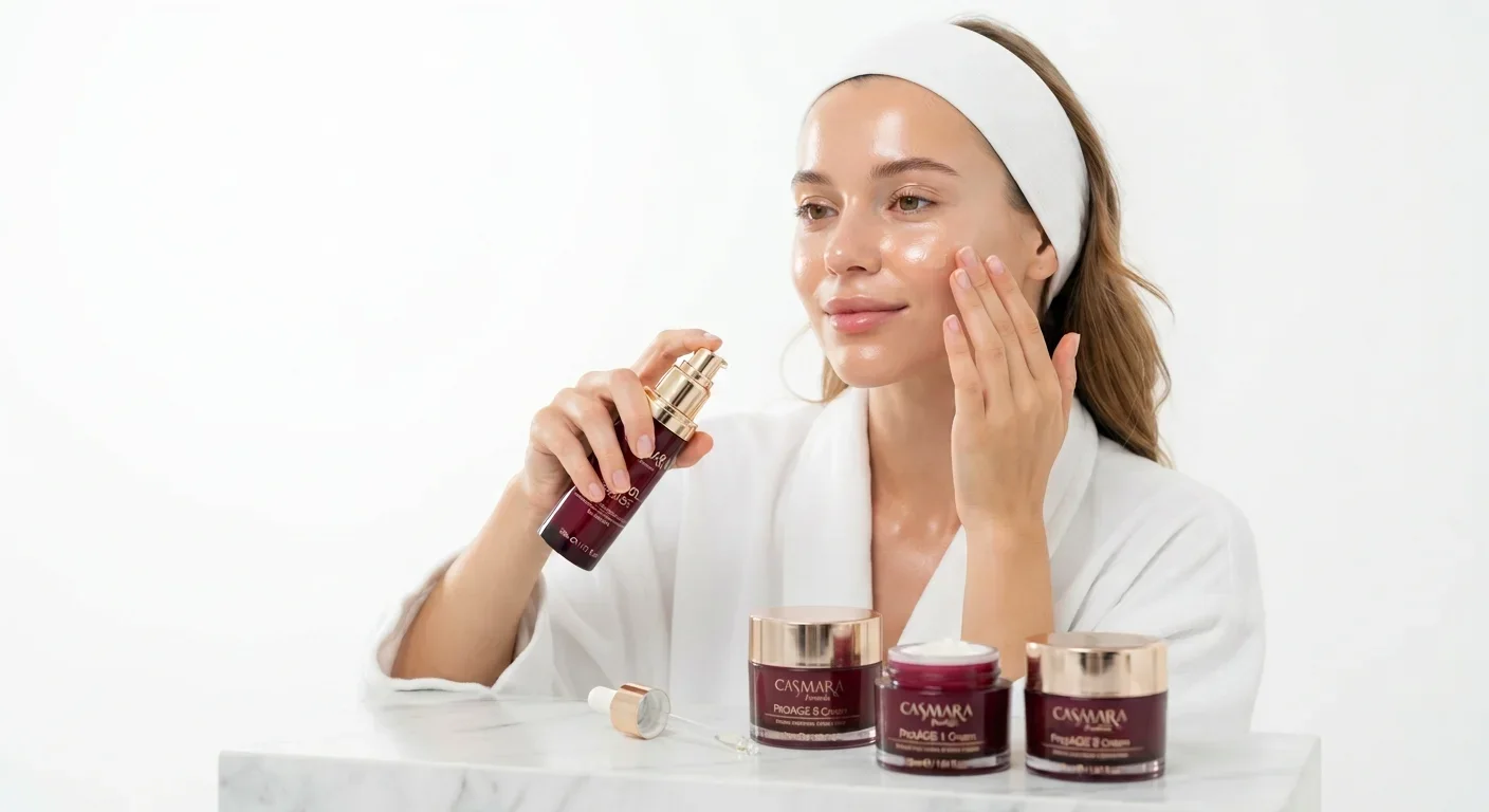 Professional care products for autumn skin care